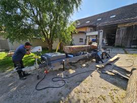 Serra de Fita p/ Troncos TP-600 mobilní , | Máquinas-Ferramentas p/ Serrar | Maquinaria para madeiras | Drekos Made s.r.o