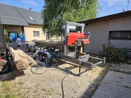 Serra de Fita p/ Troncos TP-600 mobilní , | Máquinas-Ferramentas p/ Serrar | Maquinaria para madeiras | Drekos Made s.r.o