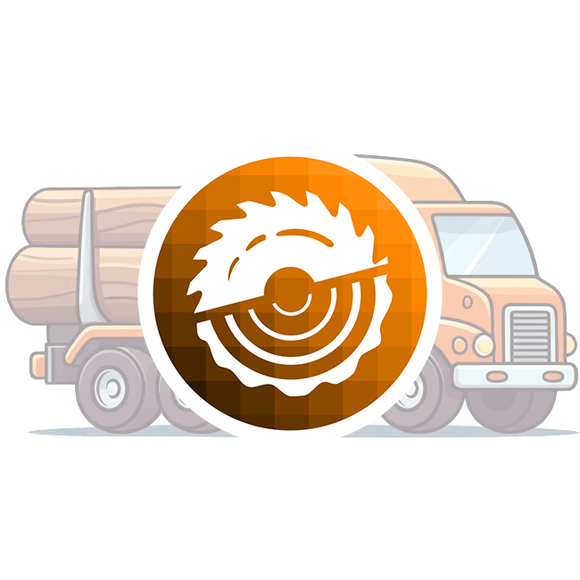 Semi-Reboque de Transporte de Troncos - Transporte e Carga