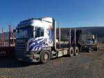 Camião de Transporte de Troncos SCANIA R480+príves Geidobler |  Equipamentos de Transporte e Manutenção | Maquinaria para madeiras | OakLand s.r.o.