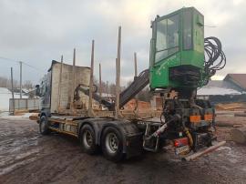 Camião de Transporte de Troncos Scania R450 |  Equipamentos de Transporte e Manutenção | Maquinaria para madeiras | Tartak Drewbud